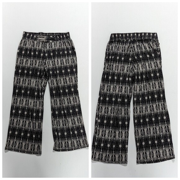 Premise Studio 1X Black & White High Waisted Palazzo Pants - Picture 1 of 6